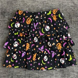wonder nation girls festive tiered Halloween skirt
